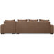 Thomas Orange Sectional, Right